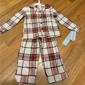 NWT 3T Cat Jack Holiday Pajamas